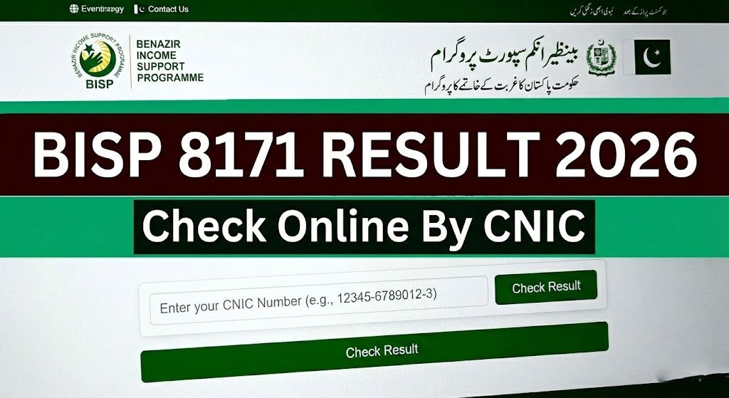 BISP 8171 Result 2026 Check Online By CNIC