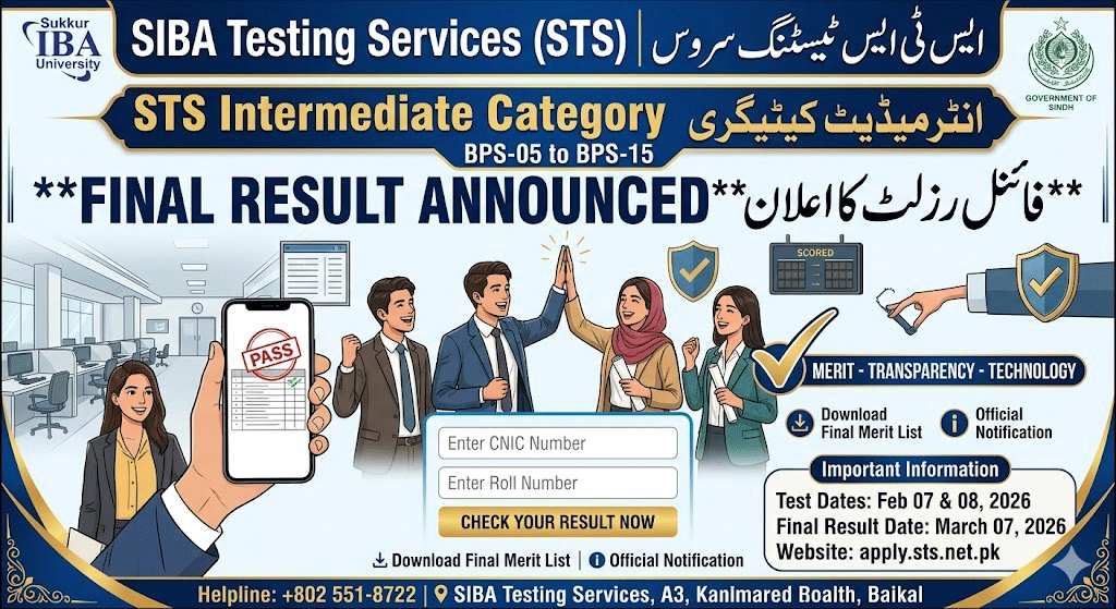 STS Intermediate Category Result